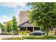 Exterior view of a restaurant with landscaping at 276 Thompson St, Alpharetta, GA 30009