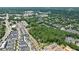Aerial view of houses and green spaces at 272 Thompson St, Alpharetta, GA 30009