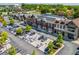 Aerial view of a shopping center with ample parking at 272 Thompson St, Alpharetta, GA 30009