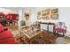 Bright living room with ornate furniture and a view into the dining room at 3286 Northside Nw Pkwy # 1007, Atlanta, GA 30327