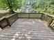 Spacious deck overlooks a private backyard at 5351 Zachary Dr, Stone Mountain, GA 30083