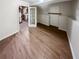 Spacious finished basement with vinyl flooring and an extra room at 5351 Zachary Dr, Stone Mountain, GA 30083