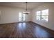Bright dining room with hardwood floors and chandelier at 1147 Red Oak Blvd, Loganville, GA 30052