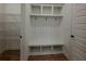 Walk-in pantry with wire shelving at 1147 Red Oak Blvd, Loganville, GA 30052