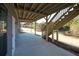 Covered patio with access to backyard at 1147 Red Oak Blvd, Loganville, GA 30052