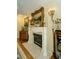 Ornate fireplace with marble surround and decorative accents at 2341 Habersham Sw Dr, Marietta, GA 30064