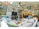 Spacious living room featuring a large TV, comfortable seating, and elegant decor at 2341 Habersham Sw Dr, Marietta, GA 30064