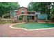 Inviting swimming pool with brick decking and private backyard setting at 2341 Habersham Sw Dr, Marietta, GA 30064