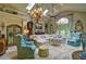 Sunroom with vaulted ceiling, skylights, and comfortable seating at 2341 Habersham Sw Dr, Marietta, GA 30064