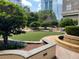 Relaxing courtyard with artificial turf and gazebo at 3334 Peachtree Ne Rd # 1110, Atlanta, GA 30326