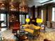 Luxurious library with comfortable seating and built-in bookshelves at 3334 Peachtree Ne Rd # 1110, Atlanta, GA 30326