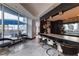 Enjoy city views from this bar with stylish seating and a countertop at 400 W Peachtree Nw St # 2314, Atlanta, GA 30308