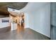 Bright living room with hardwood floors and neutral walls at 400 W Peachtree Nw St # 2314, Atlanta, GA 30308