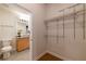 Walk-in closet with wire shelving for ample storage at 400 W Peachtree Nw St # 2314, Atlanta, GA 30308