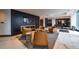 Elegant lobby with comfortable seating, fireplace, and marble floors at 400 W Peachtree Nw St # 2314, Atlanta, GA 30308
