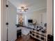 Bonus room with hardwood floors, a ceiling fan and a TV at 158 Watkins Glen Dr, Mcdonough, GA 30252