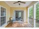 Relaxing deck with access to a bedroom and backyard views at 158 Watkins Glen Dr, Mcdonough, GA 30252