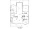 Main floor plan features a large kitchen, Gathering room, primary suite, and flex room at 474 Eastland Dr, Decatur, GA 30030