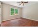 Charming bedroom with hardwood floors and backyard views at 1847 Ridgeland Dr, Decatur, GA 30032