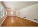 Spacious living room featuring hardwood floors at 1272 Breezy Ne Ln, Atlanta, GA 30329