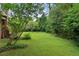 Spacious backyard with lush green grass and trees at 1272 Breezy Ne Ln, Atlanta, GA 30329