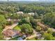 Aerial view of the neighborhood, showing houses and streets at 1272 Breezy Ne Ln, Atlanta, GA 30329