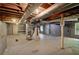 Unfinished basement with HVAC and storage at 1272 Breezy Ne Ln, Atlanta, GA 30329