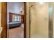 View of bedroom from adjoining bathroom at 1645 Highpoint Rd, Snellville, GA 30078