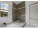 Bathroom under construction with shower pan installed at 8200 Main S St # 1306, Woodstock, GA 30188