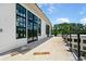 Spacious rooftop deck with city views and modern railing at 8200 Main S St # 1306, Woodstock, GA 30188