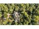 Luxury estate surrounded by trees, showcasing pool and driveway at 3560 Ridgewood Nw Rd, Atlanta, GA 30327