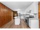 Updated kitchen with stainless steel appliances and island at 4440 Stonewall Tell Rd, Atlanta, GA 30349