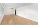 Bright living room featuring hardwood floors and a ceiling fan at 4440 Stonewall Tell Rd, Atlanta, GA 30349