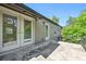 Private patio with double doors and access to backyard at 1261 Lavista Rd # F-3, Atlanta, GA 30324