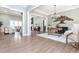 Bright dining room with hardwood floors, chandelier, and decorative wall art at 12 Ivy Chase Nw Way, Cartersville, GA 30121