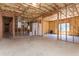 Unfinished basement with exposed framing and insulation at 12 Ivy Chase Nw Way, Cartersville, GA 30121