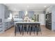 Modern kitchen with gray cabinets, granite countertops and stainless steel appliances at 12 Ivy Chase Nw Way, Cartersville, GA 30121