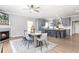 Open concept kitchen with island and stainless steel appliances at 12 Ivy Chase Nw Way, Cartersville, GA 30121