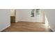 Bedroom with wood-look floors and access to bathroom at 1666 Paddlewheel Dr, Marietta, GA 30062