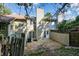 Back deck with fenced yard and partial view of neighboring townhouses at 1666 Paddlewheel Dr, Marietta, GA 30062