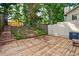 Backyard with wooden deck and stairs at 1666 Paddlewheel Dr, Marietta, GA 30062