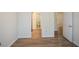 Bedroom with wood-look floors and access to bathroom at 1666 Paddlewheel Dr, Marietta, GA 30062