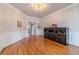 Bright dining room with hardwood floors and decorative built-in cabinetry at 990 Bramlett Shoals Rd, Lawrenceville, GA 30045