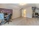 Bedroom with an office setup and access to a bathroom at 990 Bramlett Shoals Rd, Lawrenceville, GA 30045