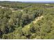 Aerial view of wooded lot near highway at 990 Bramlett Shoals Rd, Lawrenceville, GA 30045