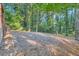 Large, level backyard with gravel and mature trees at 772 Jefferson Sw Ave, Atlanta, GA 30315