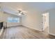 Bright living room featuring hardwood floors and a ceiling fan at 772 Jefferson Sw Ave, Atlanta, GA 30315
