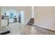 Hardwood floor living room, open to the updated kitchen at 772 Jefferson Sw Ave, Atlanta, GA 30315