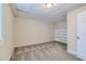 Bedroom with built-in shelving and neutral decor at 772 Jefferson Sw Ave, Atlanta, GA 30315