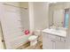 Full bathroom with shower/tub combo, toilet and vanity at 51 S Auburn Landing Pl # 51, Auburn, GA 30011